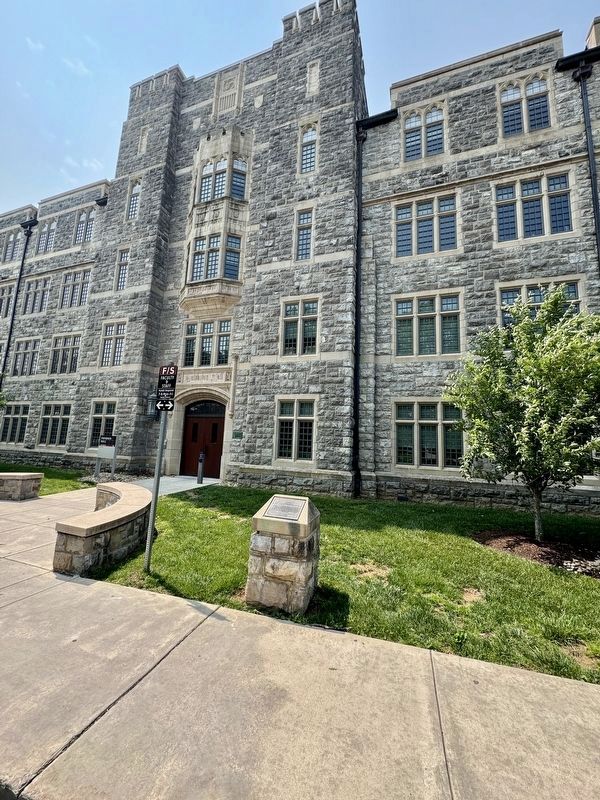 Robert James Davidson Marker and Davidson Hall. Click for full size. Robert James Davidson Marker and Davidson Hall image. Click for full size.