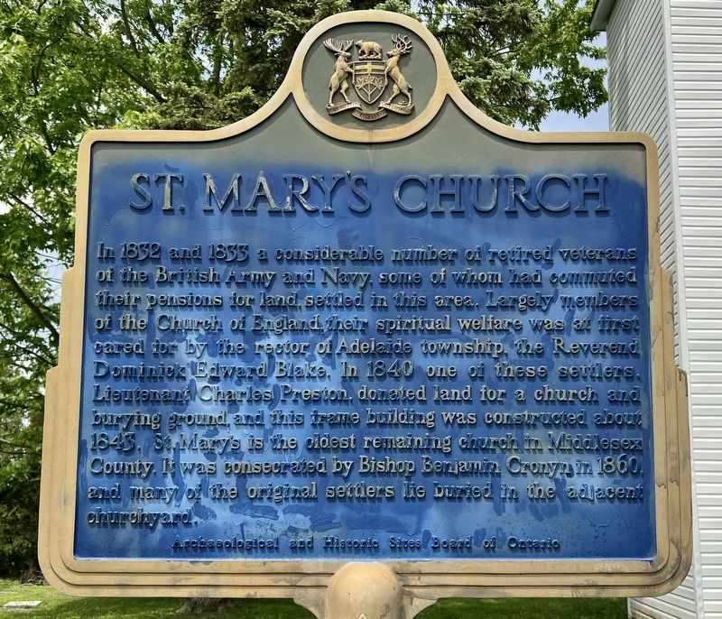 St. Mary�s Church Marker image. Click for full size.