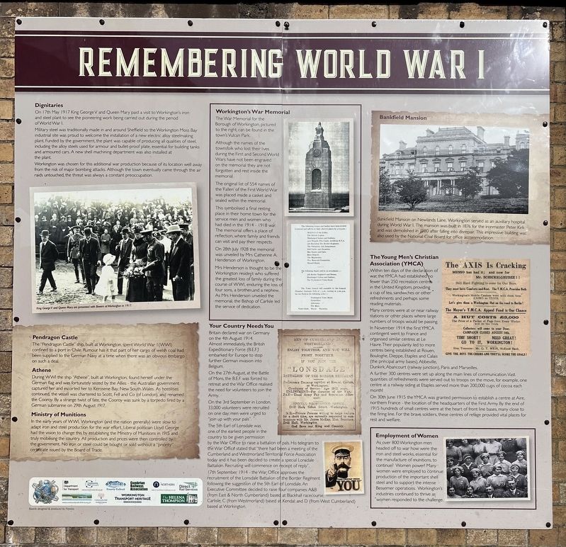 Remembering World War I Marker image. Click for full size.