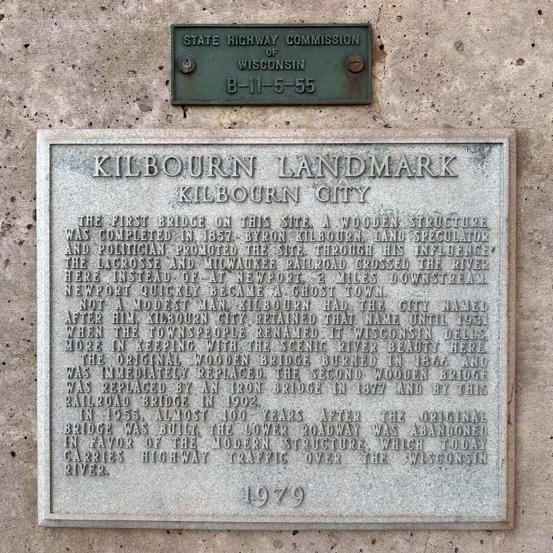 Kilbourn City Marker. Click for full size. Kilbourn City Marker image. Click for full size.