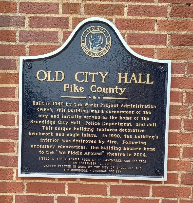 Old City Hall Marker image. Click for full size.