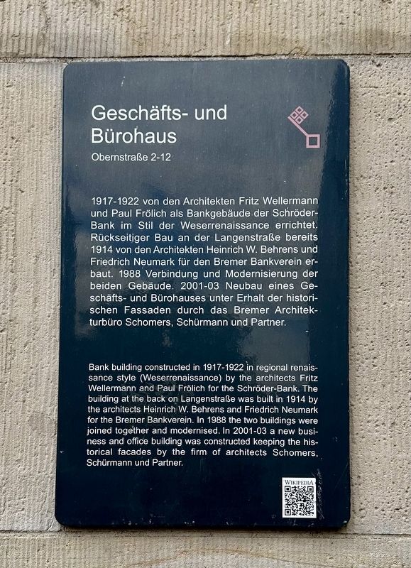 Gesch�fts- und B�rohaus / Commercial- and Office Building Marker image. Click for full size.