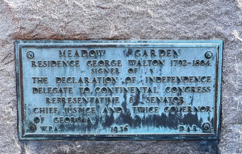 Meadow Garden Marker. Click for full size. Meadow Garden Marker image. Click for full size.