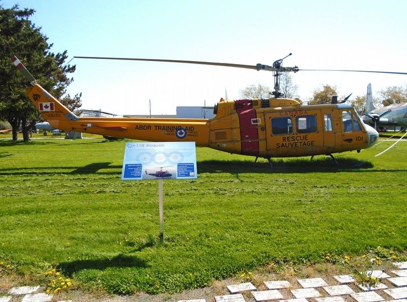 CH-118 Iroquois and Marker. Click for full size. CH-118 Iroquois and Marker image. Click for full size.