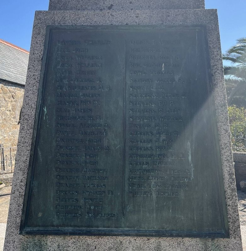 St Ives War Memorial. Click for full size. St Ives War Memorial image. Click for full size.