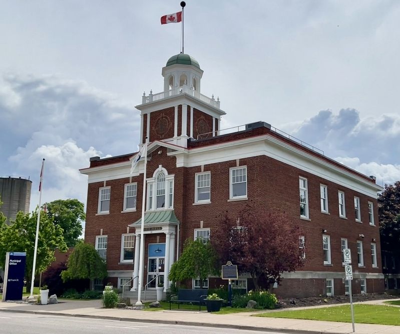Founding of Strathroy Marker image. Click for full size.