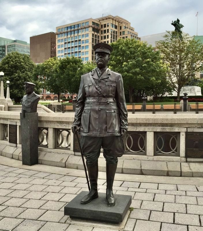General Sir Arthur Currie statue in Ottawa image. Click for full size.