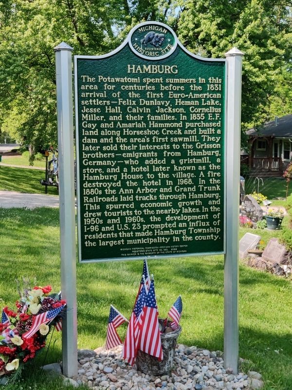 Hamburg / Edwin B. Winans Marker image. Click for full size.