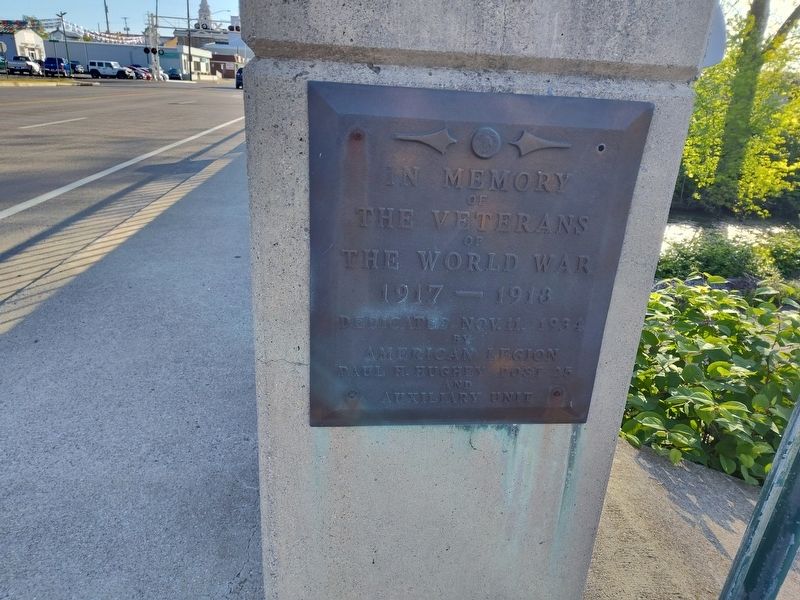 Veterans Memorial Bridge Marker image. Click for full size.