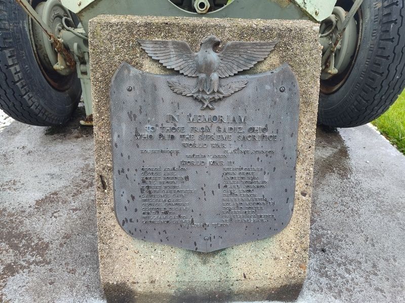 American Legion Post No. 34 Veterans Memorial Marker image. Click for full size.
