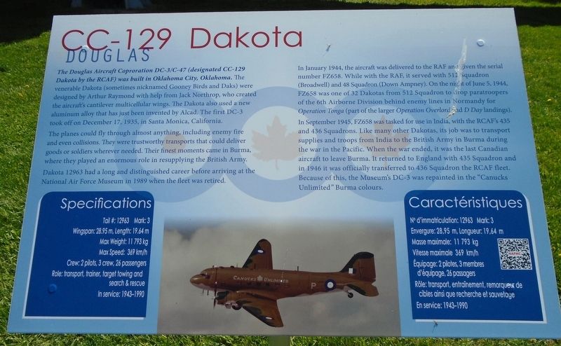 CC-129 Dakota Marker. Click for full size. CC-129 Dakota Marker image. Click for full size.