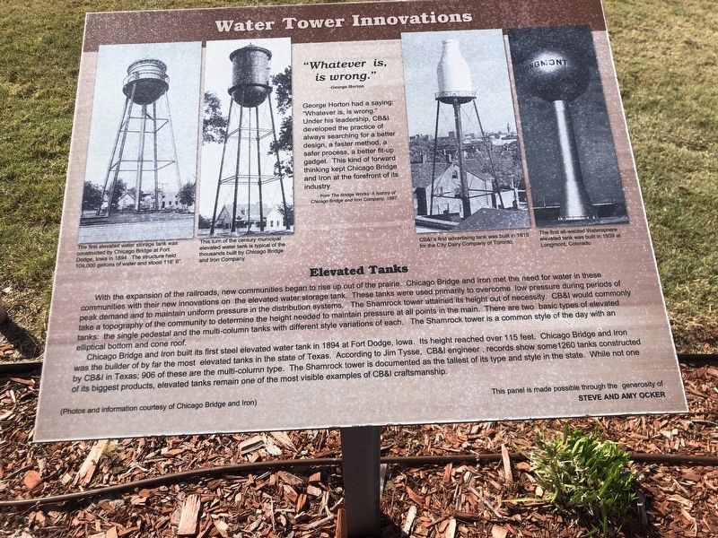 Water Tower Innovations Marker image. Click for full size.