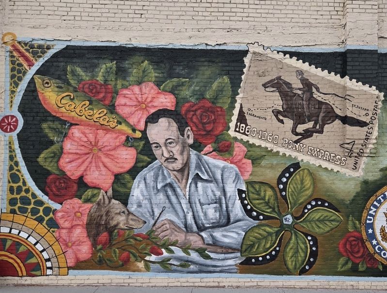 Moments in History Mural left side. Click for full size. Moments in History Mural left side image. Click for full size.