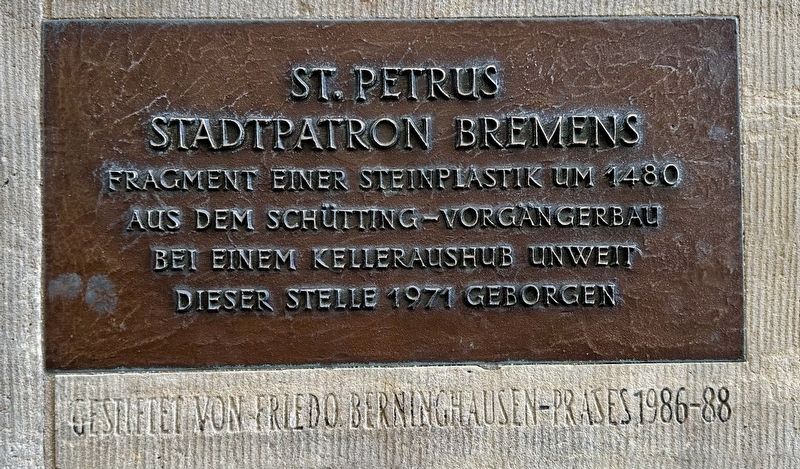 St. Petrus / Saint Peter Marker image. Click for full size.