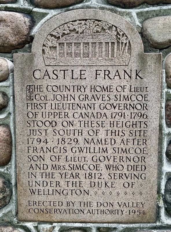 Castle Frank Marker image. Click for full size.