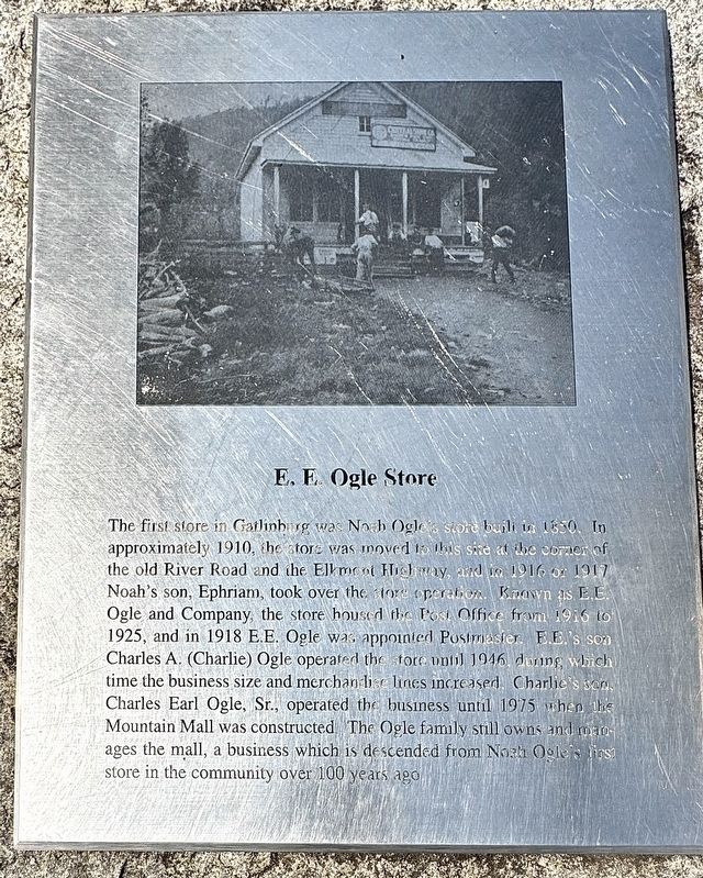 E.E. Ogle Store Marker image. Click for full size.