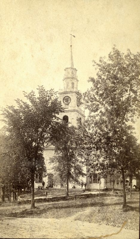 Congregational Church, Middlebury, Vermont. Click for full size. Congregational Church, Middlebury, Vermont image. Click for full size.