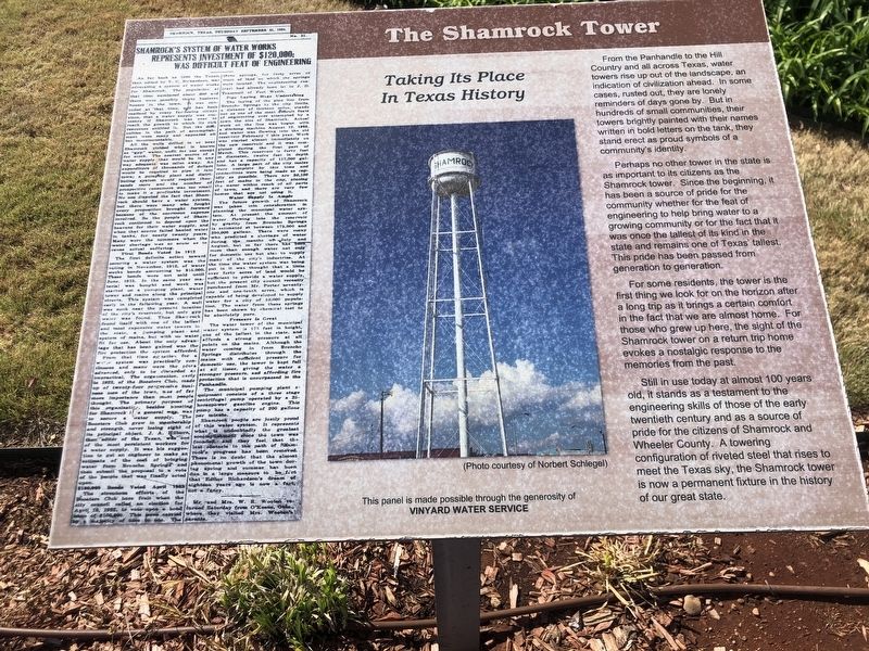 The Shamrock Tower Marker image. Click for full size.
