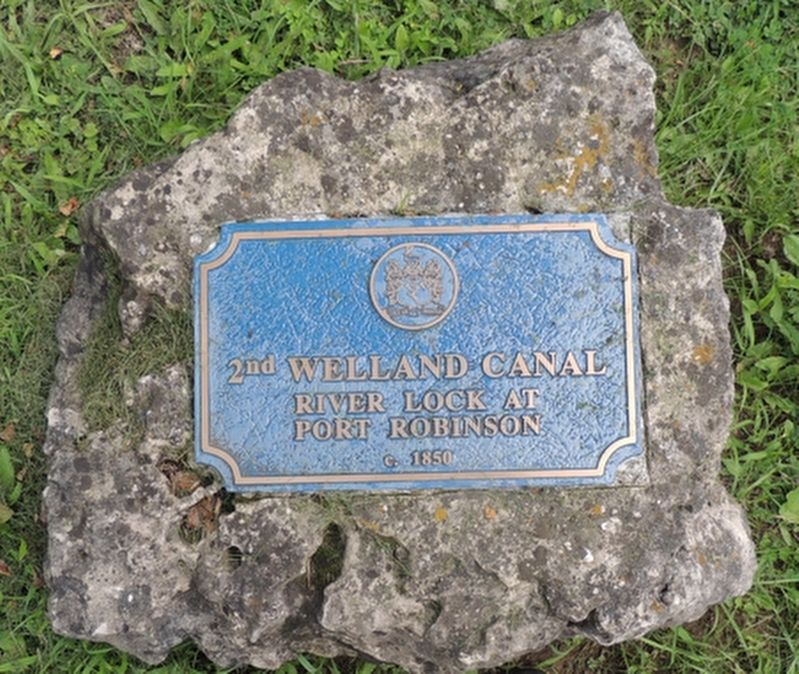 2nd Welland Canal River Lock At Port Robinson - Marker. Click for full size. 2nd Welland Canal River Lock At Port Robinson - Marker image. Click for full size.