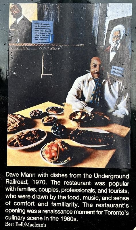 Underground Railroad Restaurant marker photos and captions and caption detail image. Click for full size.