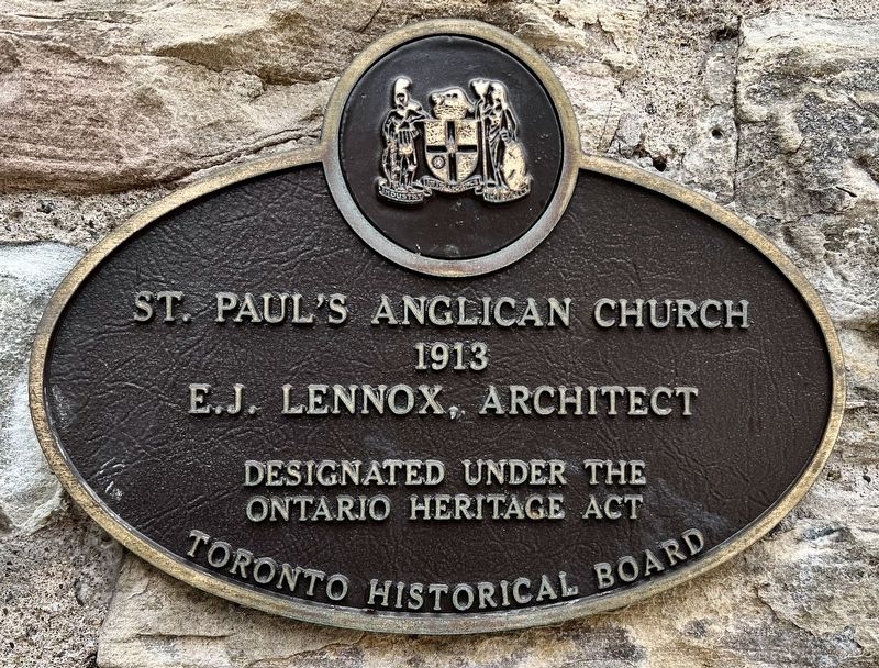 St. Paul�s Anglican Church Marker image. Click for full size.