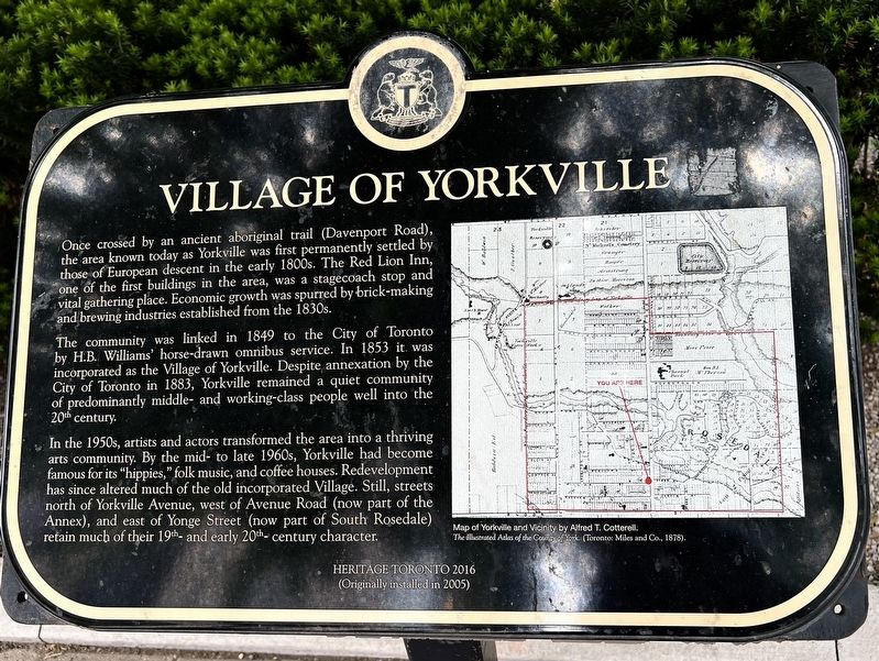 Village of Yorkville Marker image. Click for full size.