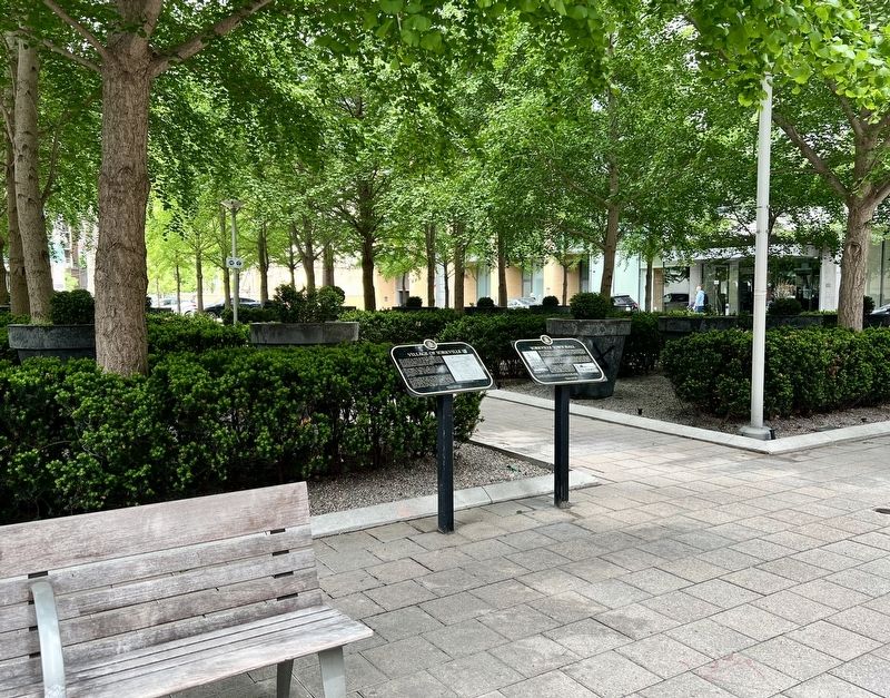 Village of Yorkville Marker (on the left) image. Click for full size.