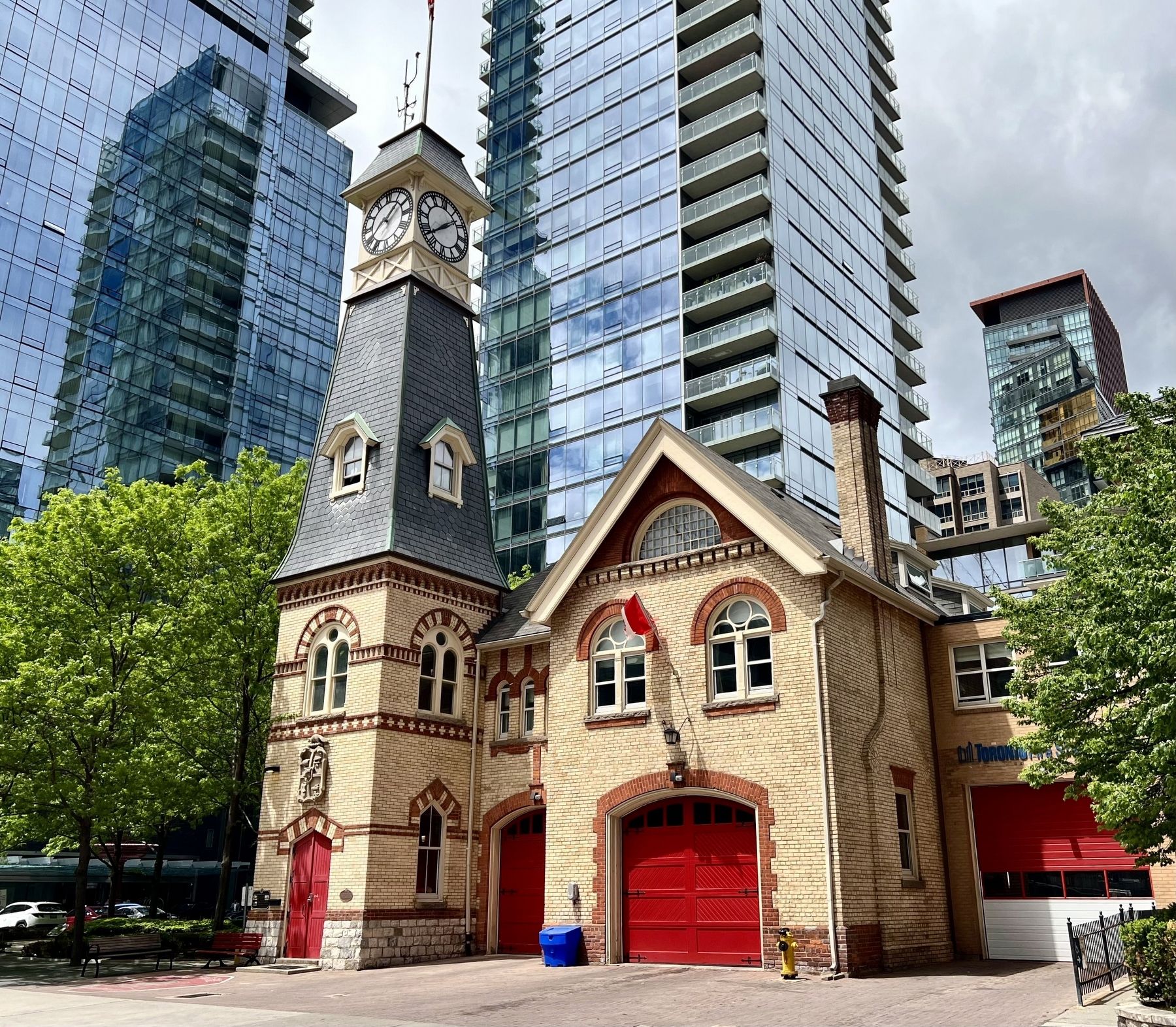 Yorkville Fire Hall in 2025 image. Click for full size.