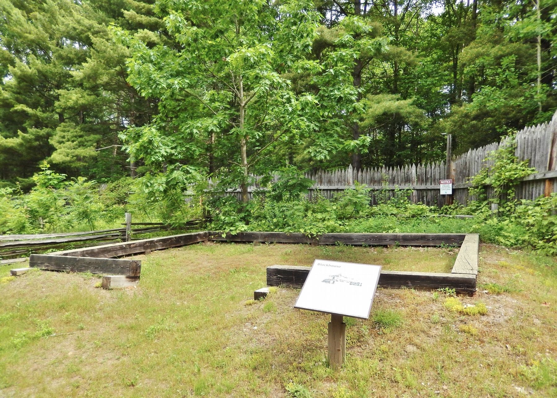 Blockhouse Marker image. Click for full size.