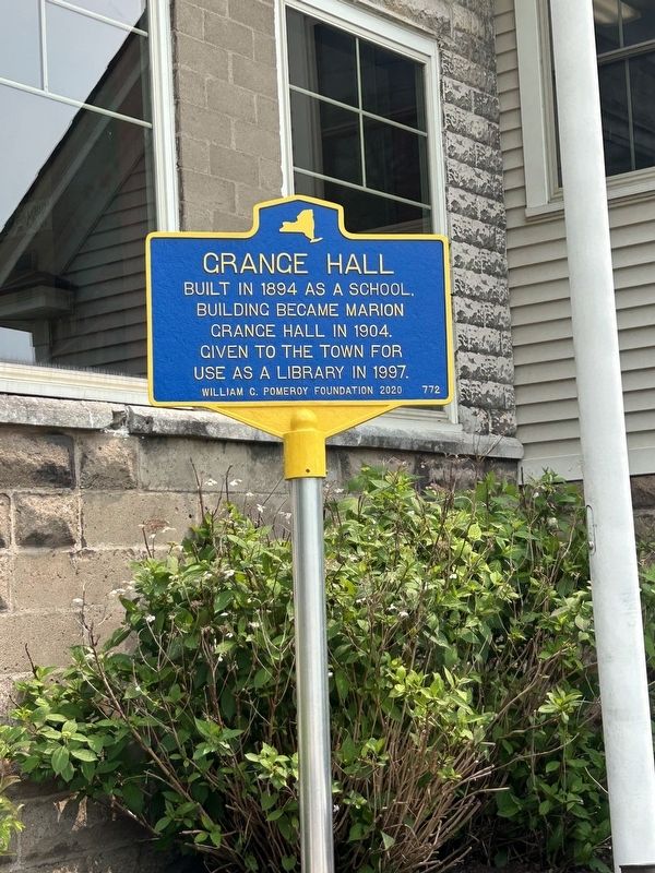 Grange Hall Marker. Click for full size. Grange Hall Marker image. Click for full size.