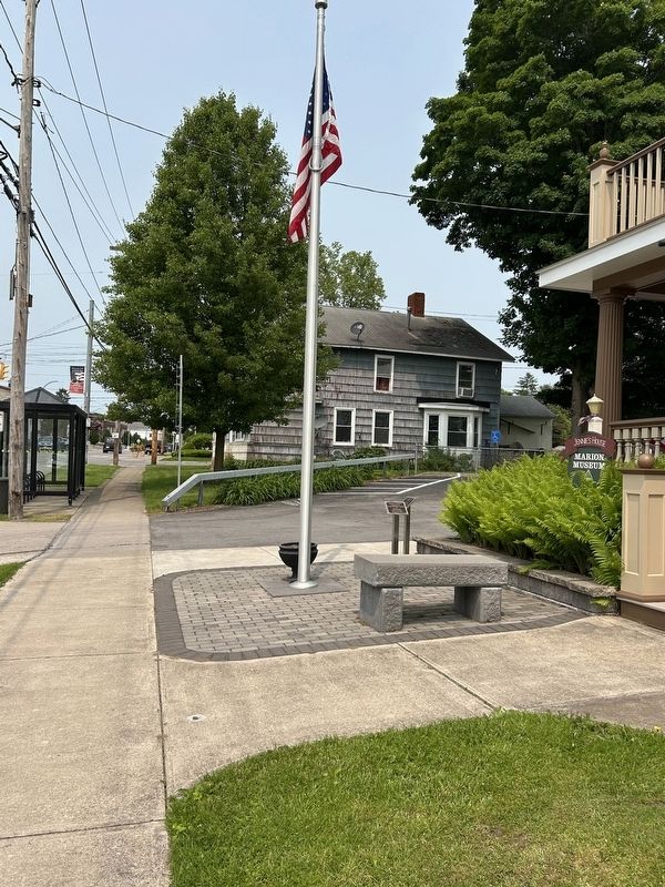 Veterans Flag Pole Memorial image. Click for full size.