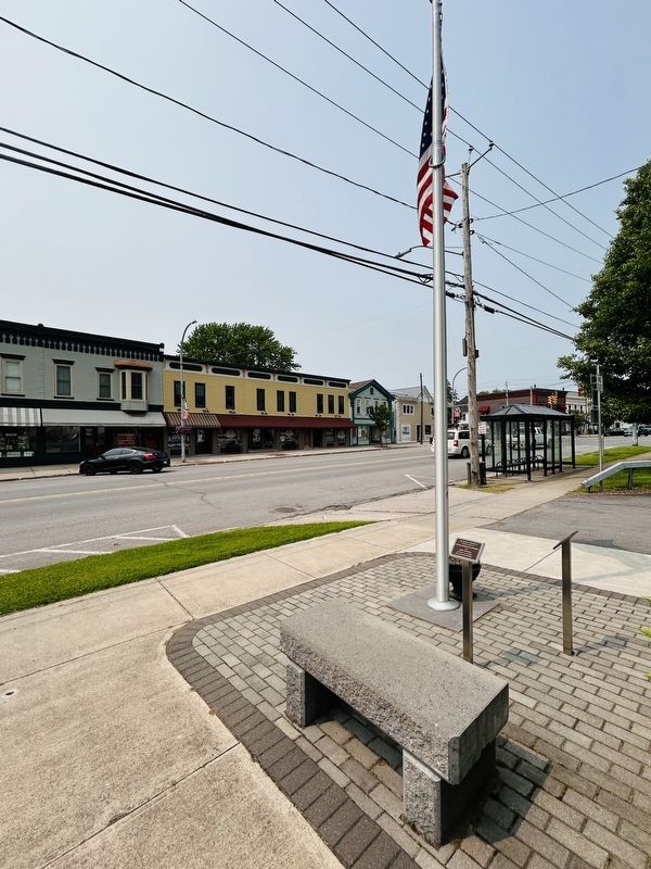 Veterans Flag Pole Memorial image. Click for full size.