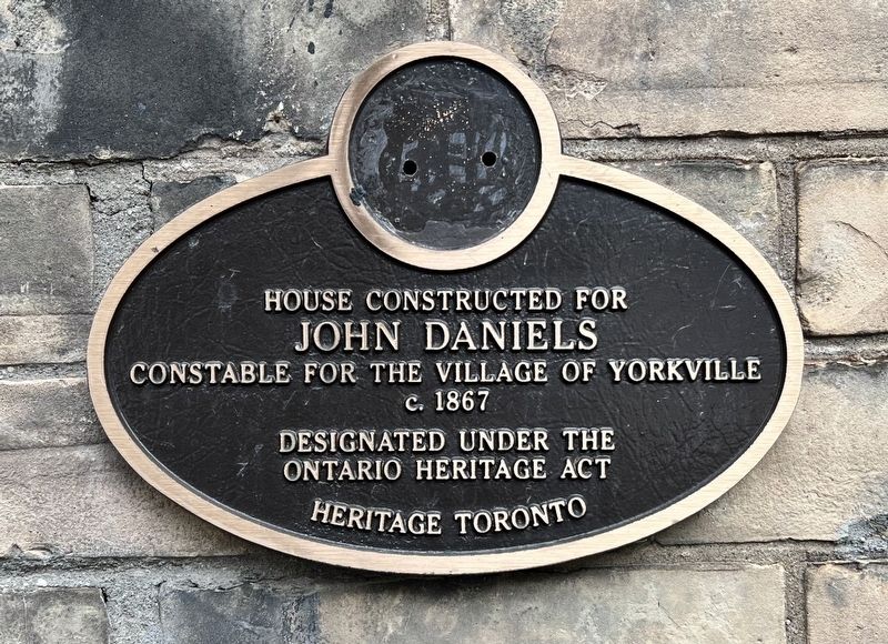 John Daniels House Marker image. Click for full size.