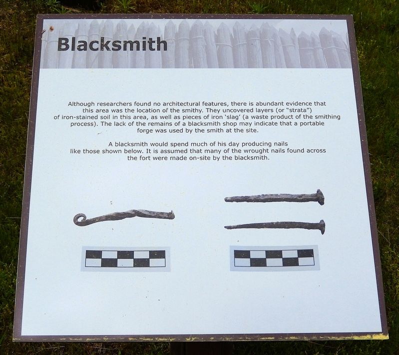 Blacksmith Marker image. Click for full size.