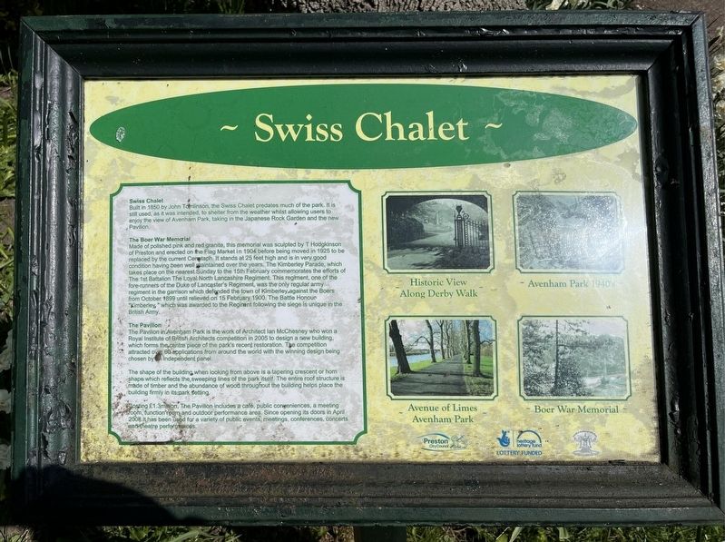 The Swiss Chalet Marker. Click for full size. The Swiss Chalet Marker image. Click for full size.