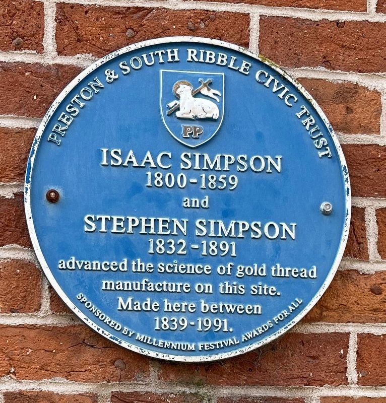Isaac Simpson, Stephen Simpson Marker. Click for full size. Isaac Simpson, Stephen Simpson Marker image. Click for full size.