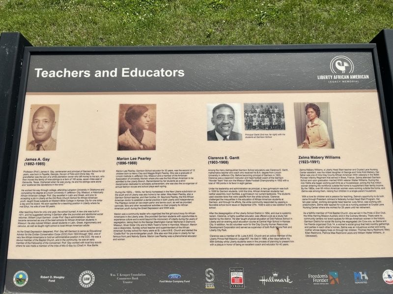 Teachers and Educators Marker. Click for full size. Teachers and Educators Marker image. Click for full size.