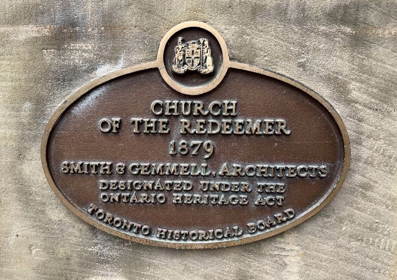 Church of the Redeemer Marker image. Click for full size.
