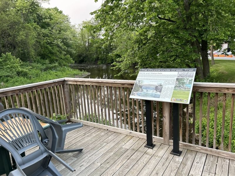 Dams and Waterfalls Marker. Click for full size. Dams and Waterfalls Marker image. Click for full size.