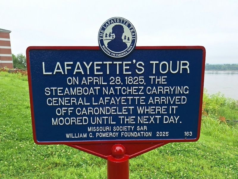 Lafayette's Tour Marker image. Click for full size.