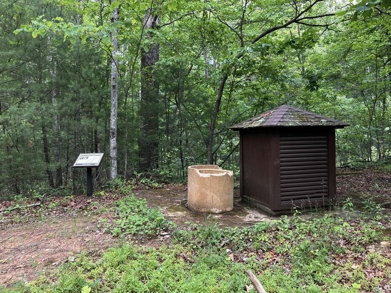 Wide View of Pump House Marker. Click for full size. Wide View of Pump House Marker image. Click for full size.