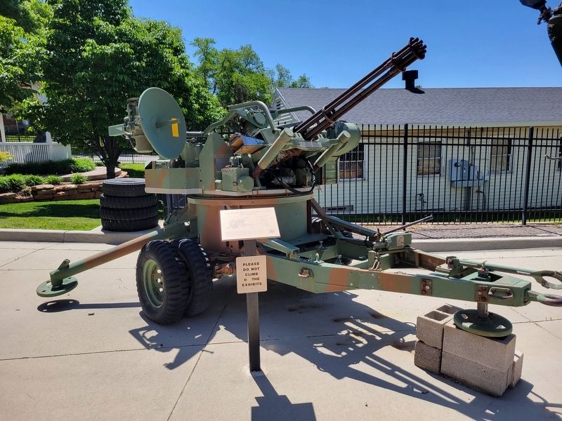 U.S. Model M167 Air Defense Gun Marker. Click for full size. U.S. Model M167 Air Defense Gun Marker image. Click for full size.