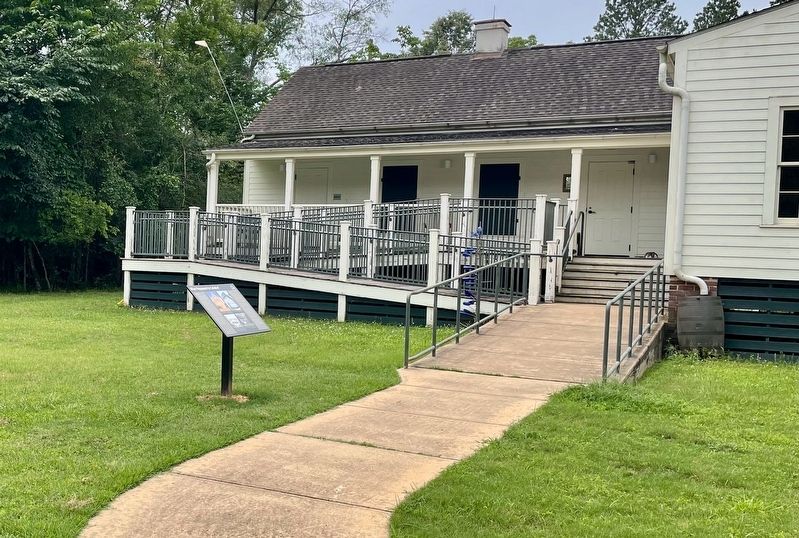 What Happened to Cahaba Marker near Visitor's Center.. Click for full size. What Happened to Cahaba Marker near Visitor's Center. image. Click for full size.