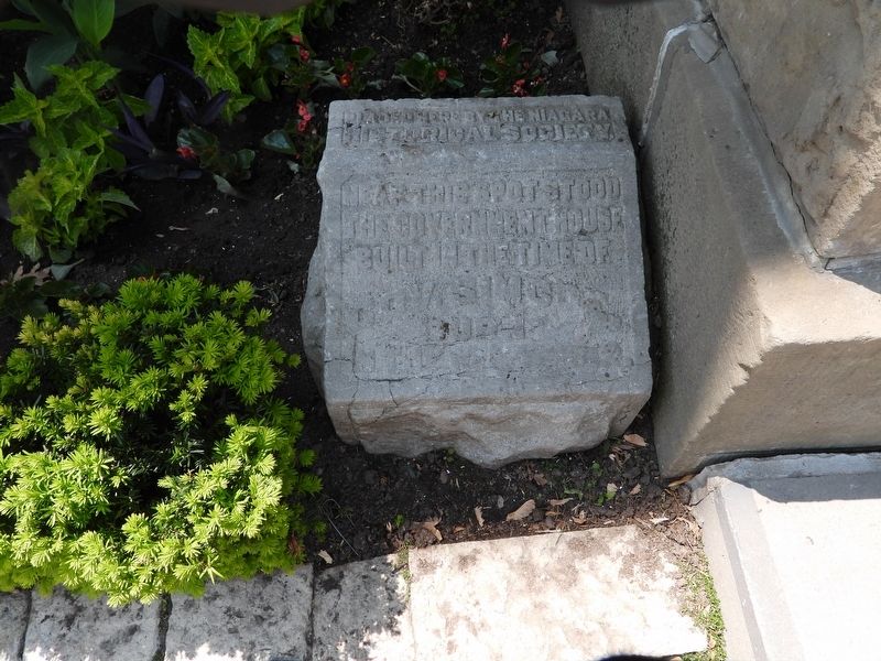 Near This Spot Stood The Government House Marker image. Click for full size.