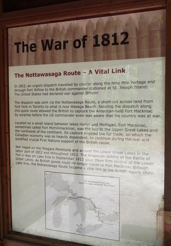 The War of 1812 Marker image. Click for full size.