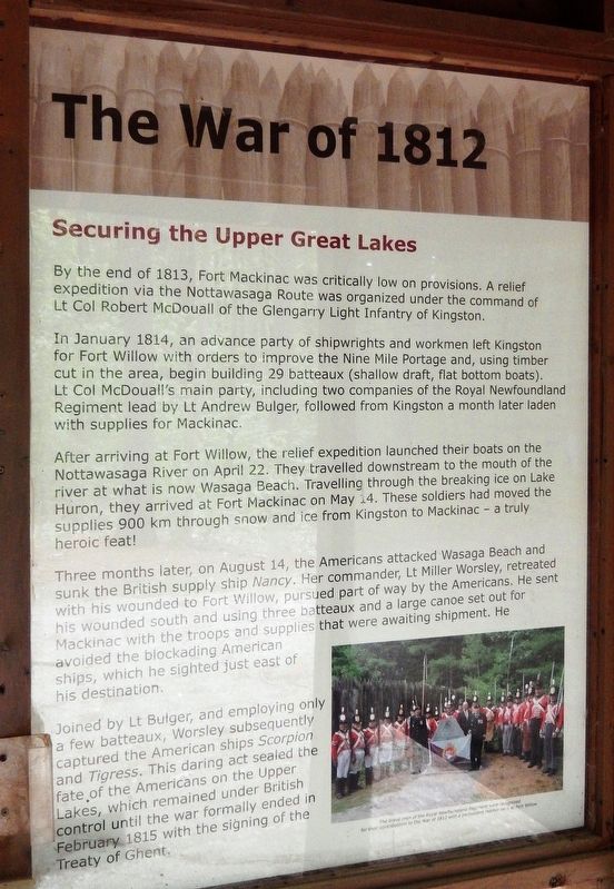 The War of 1812 Marker image. Click for full size.