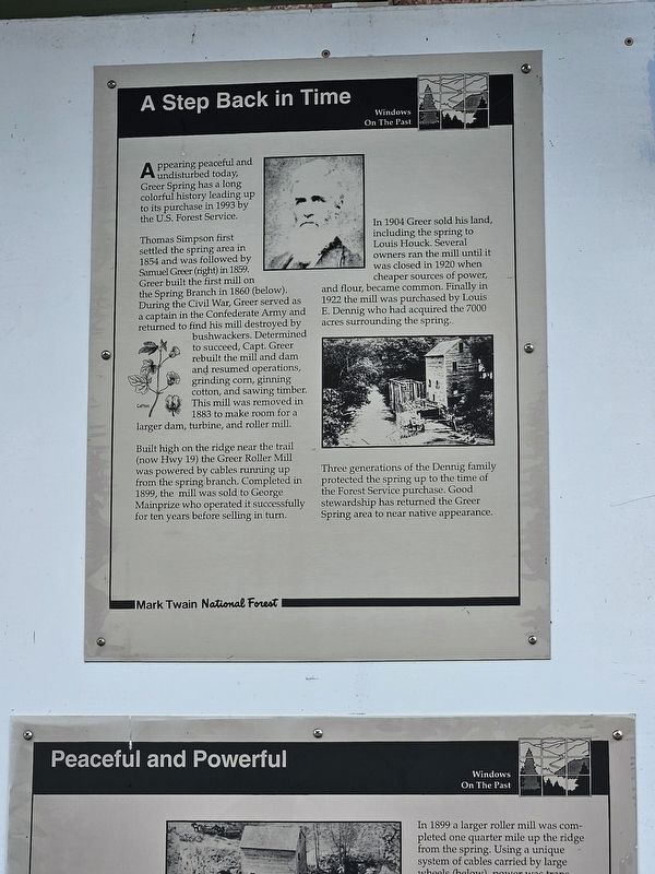 A Step Back in Time. Click for full size. A Step Back in Time image. Click for full size.