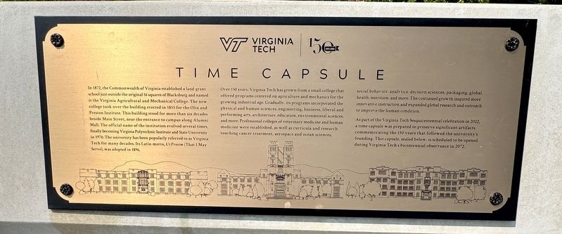 Time Capsule Marker. Click for full size. Time Capsule Marker image. Click for full size.