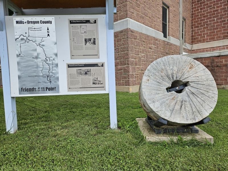 Mills of Oregon County Marker. Click for full size. Mills of Oregon County Marker image. Click for full size.