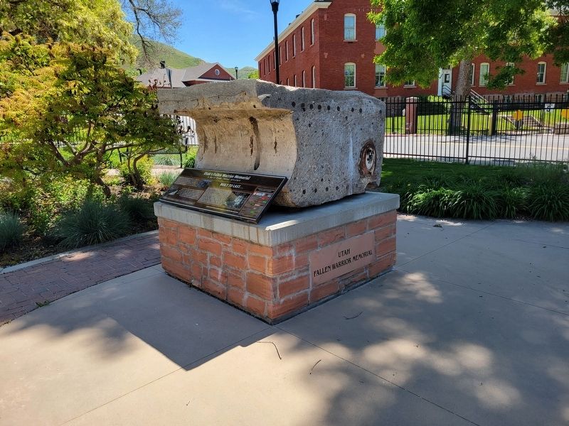 Utah's Fallen Warrior Memorial. Click for full size. Utah's Fallen Warrior Memorial image. Click for full size.